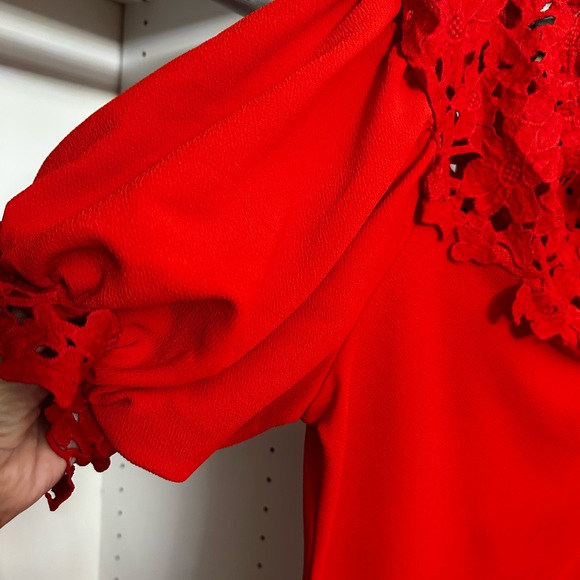 Hot Red Dress - worn once! 🔥 Still in excellent condition!! Classy!! XL 14/16 - Picture 8 of 13